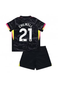 Fotbalové Dres Chelsea Ben Chilwell #21 Dětské Třetí Oblečení 2024-25 Krátký Rukáv (+ trenýrky)